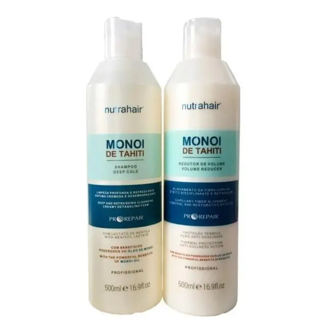 Pro Repair Tahiti Monoi Oil Hair Fiber Alignment Kit 2X500ml - Nutrahair 1