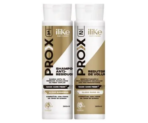 Pro-X Progressive Brazilian Blowout Nano Care Fiber Reconstruction 2X300 - Ilike 1