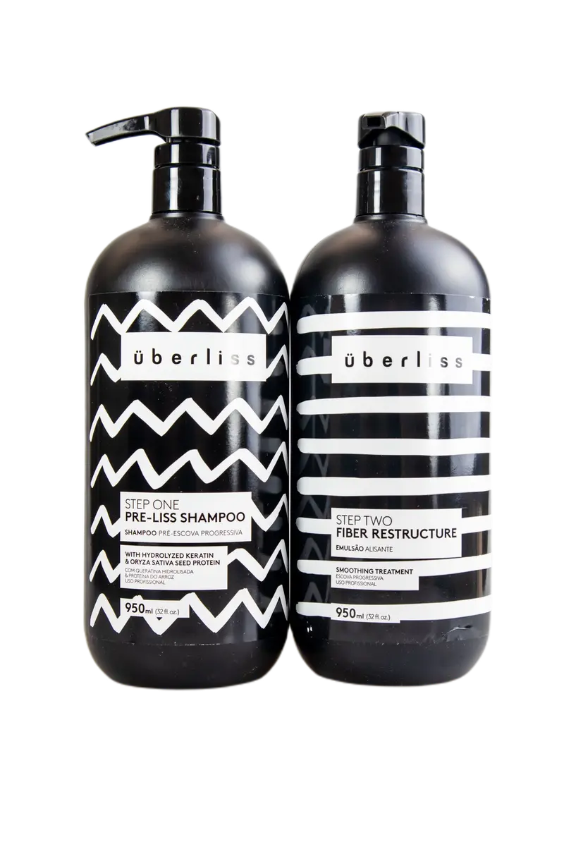 Professional Brazilian Uberliss Smoothing Treatment Formol Free 2X950ml - Avlon 1