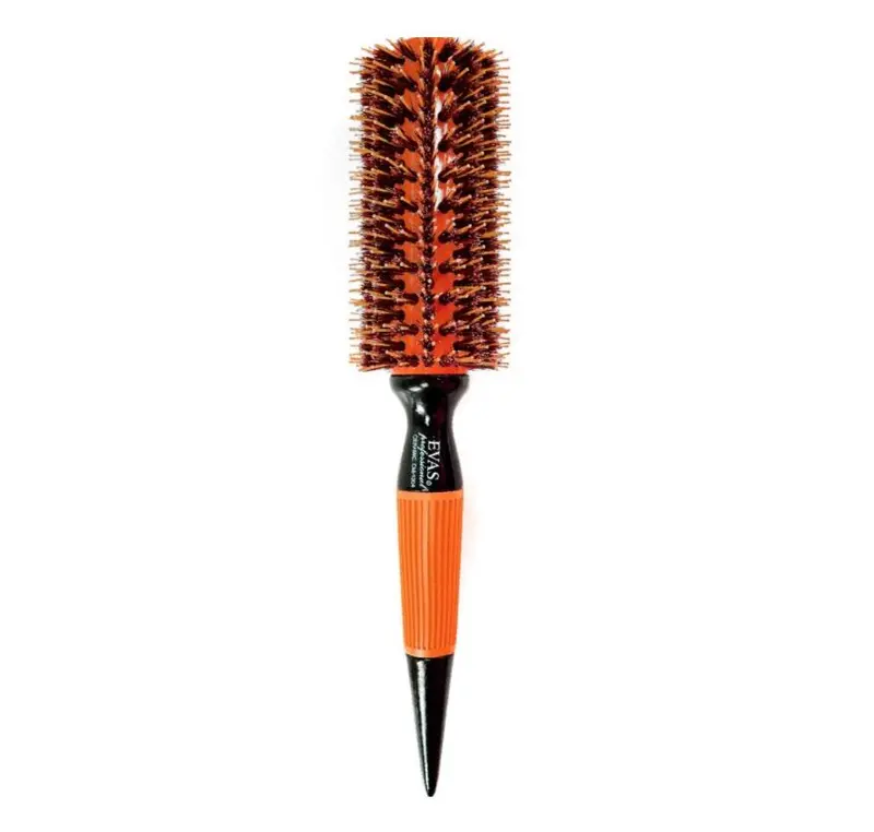 Professional Ceramic Hair Brush Natural Boar / Nylon Bristles Cm 1304 - Evas 1