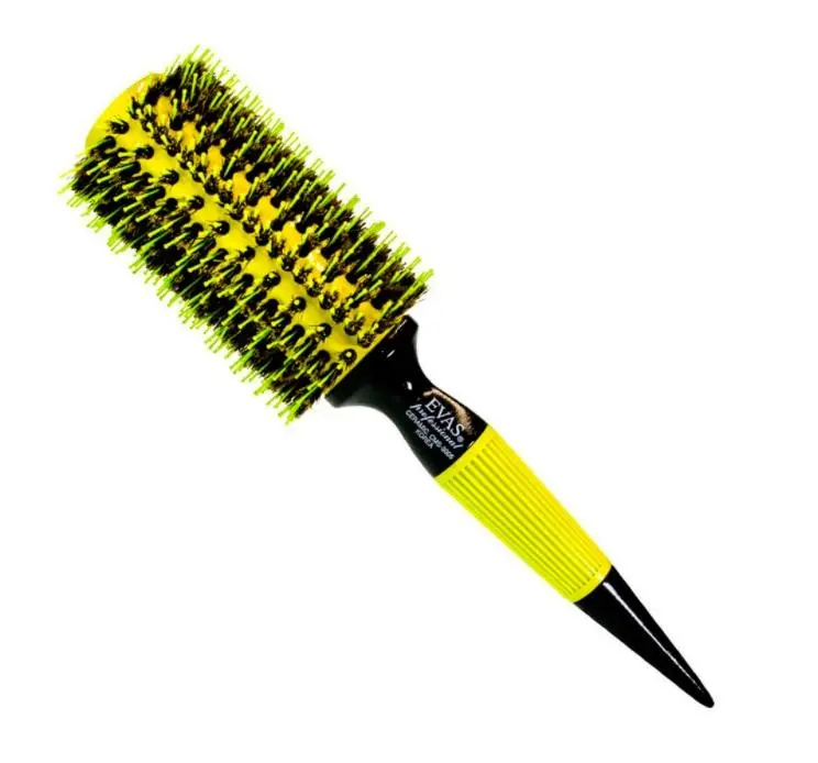Professional Ceramic Hair Brush Natural Boar / Nylon Bristles Cms 3006 - Evas 1