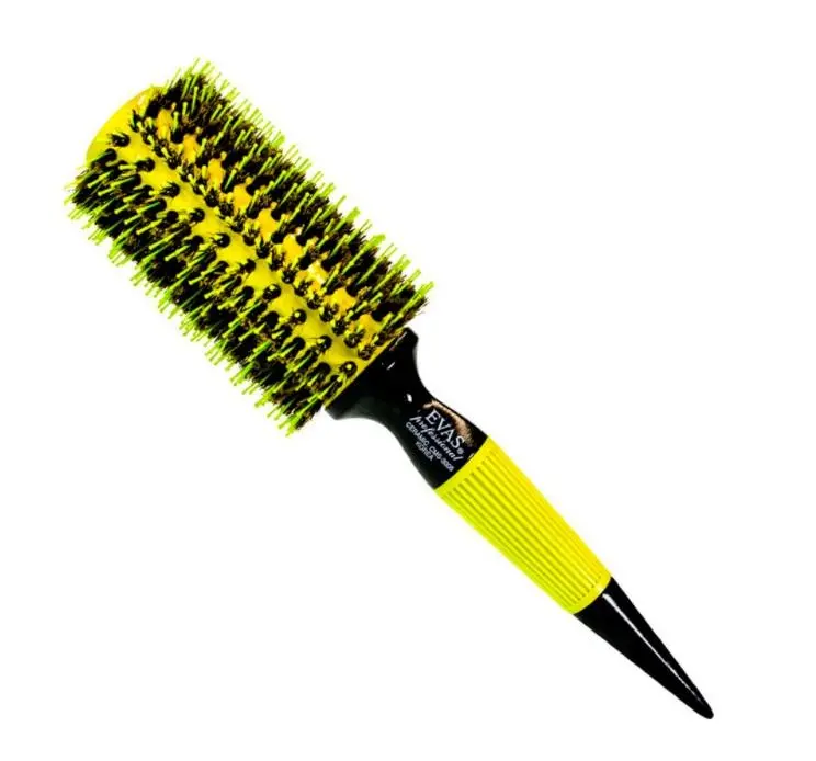 Professional Ceramic Hairstyling Brush Natural/Nylon Bristles Cms 3005 - Evas 1
