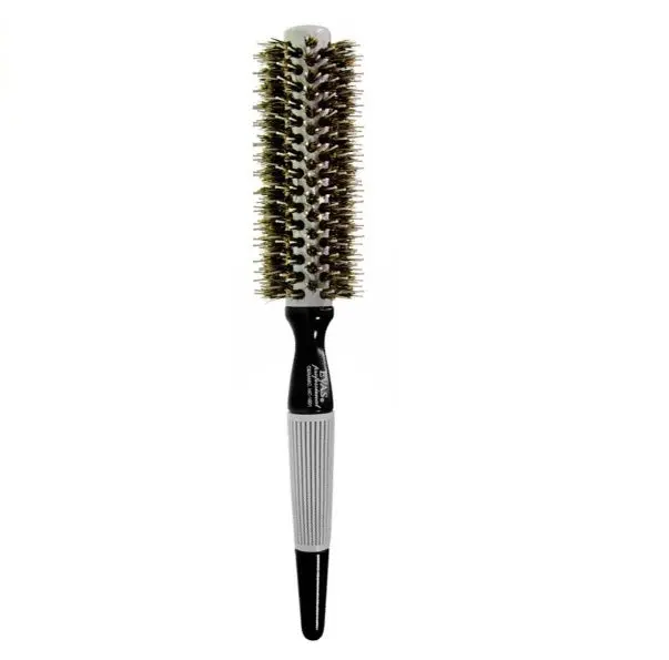 Professional Ceramic Wooden Natural / Nylon Bristles Hair Brush Mc 601 - Evas 1