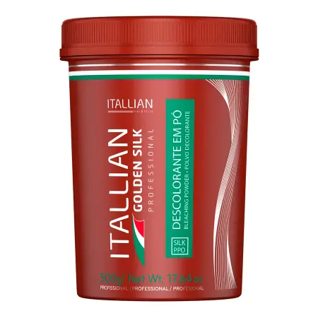 Professional Discoloration Bleach Powder Golden Silk 500G - Itallian Hair Tech 1