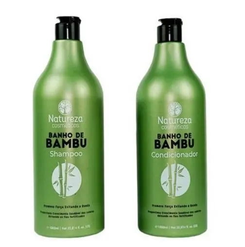 Professional Hair Treatment Bamboo Bath Shampoo And Conditioner 2X1l - Natureza 1