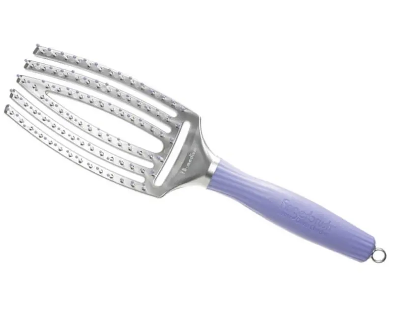 Professional Hairstyling Fingerbrush Medium Light Detangling Brush - Olivia Garden 1