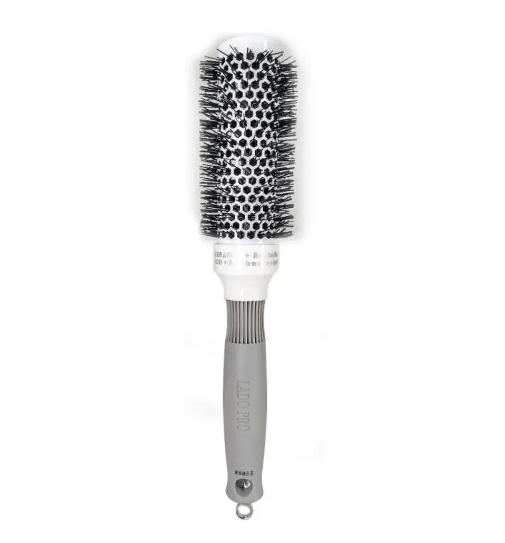 Professional Ionic Tech Nylon Bristles Thermal Hairstyling Brush - Lado Pro 1