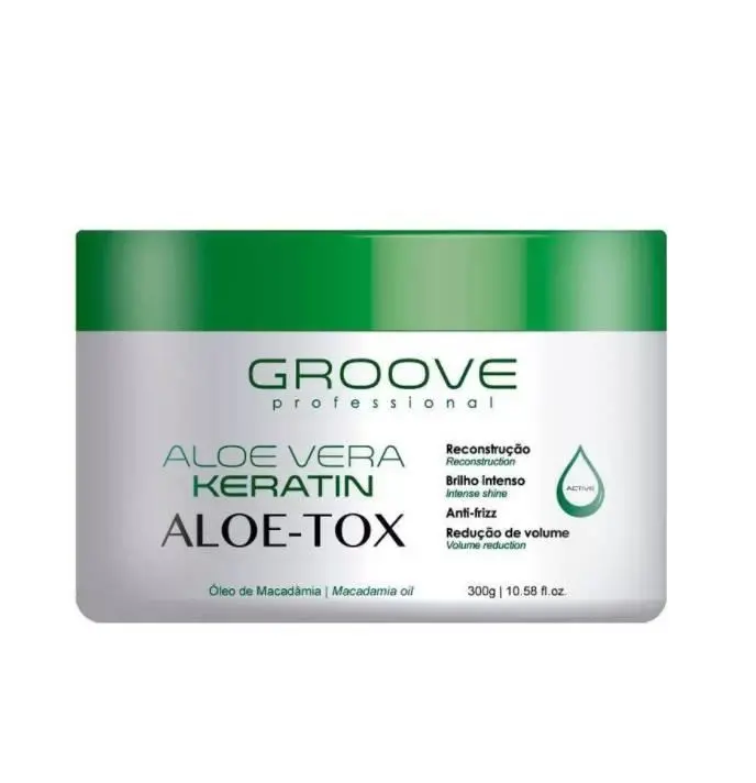 Professional Keratin Aloe Vera Macadamia Reconstructor Aloe-Tox 300G - Groove 1