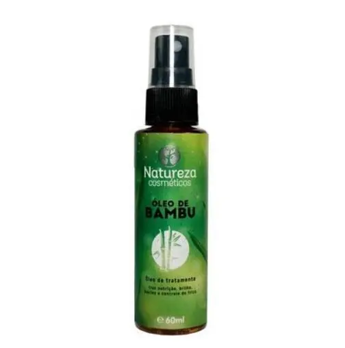 Professional Keratin Organic Hair Treatment Bamboo Bath Oil 60Ml - Natureza 1