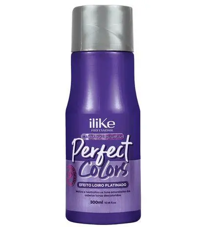 Professional Keratin Toning Tinting Blond Platinum Perfect Colors 300Ml - Ilike 1
