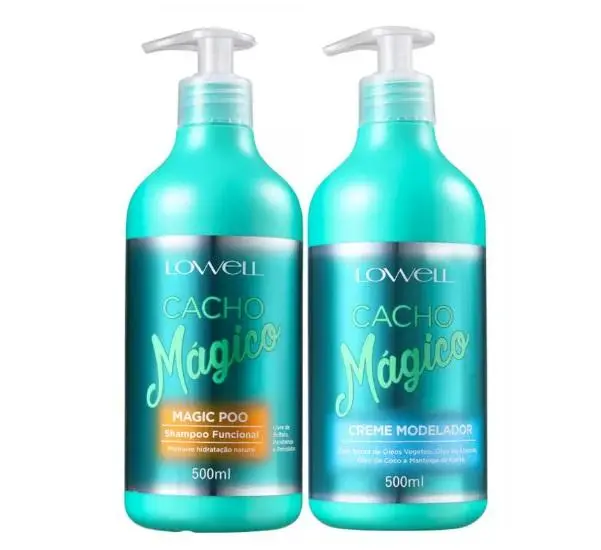 Professional Magic Curls Shampoo And Modeling Shaper Cream 2X500ml - Lowell 1