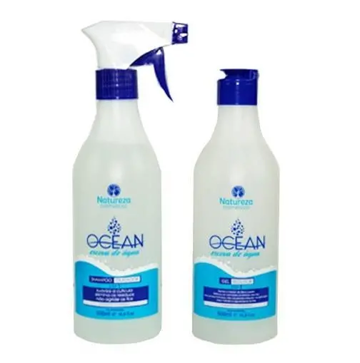 Professional Ocean Water Progressive Brush Hair Treatment 2X500ml - Natureza 1