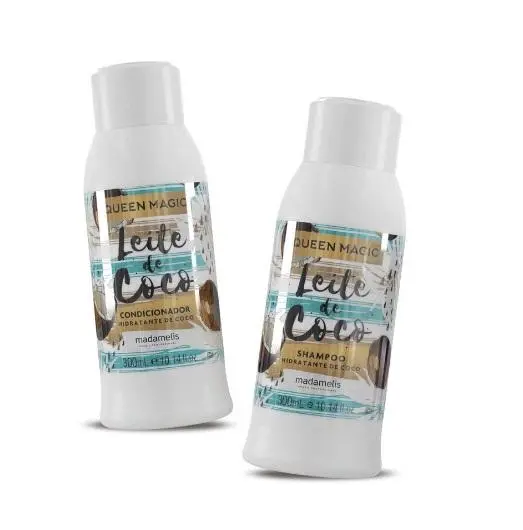 Professional Queen Magic Coconut Milk Hair Treatment Kit 2X300ml - Madamelis 1