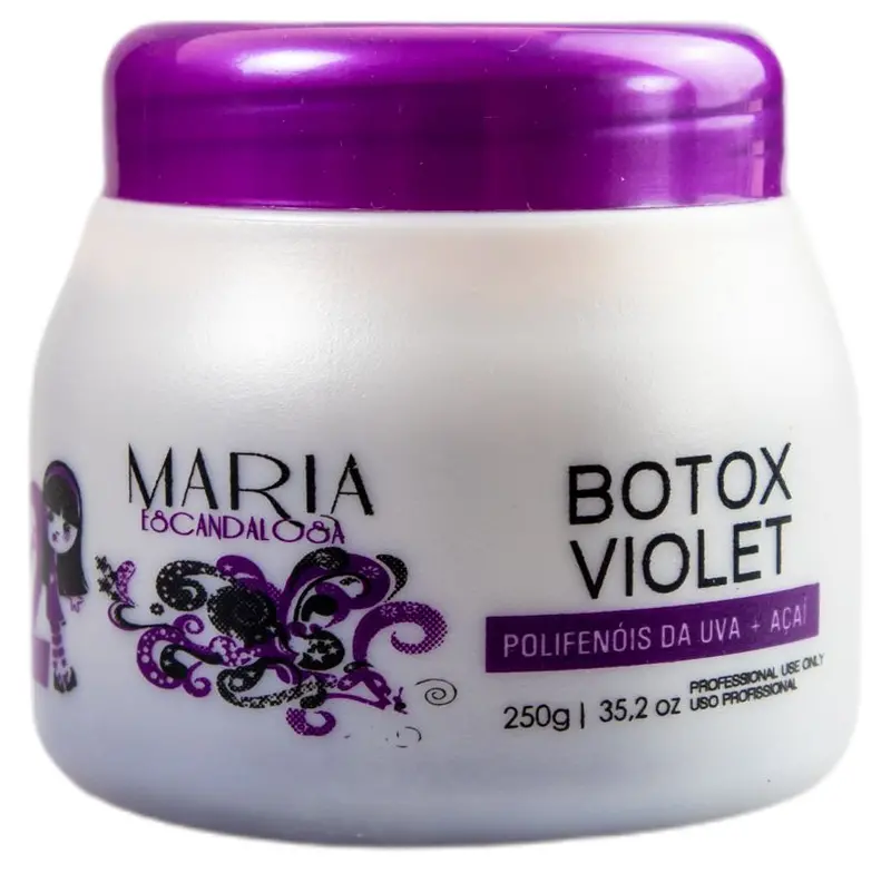 Professional Treatment Tinting Deep Hair Mask  Violet Deep Hair Mask X Mask 250G - Maria Escandalosa 1