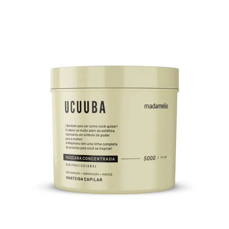 Professional Ucuuba Butter Concentrated Hair Treatment Mask 500G - Madamelis 1