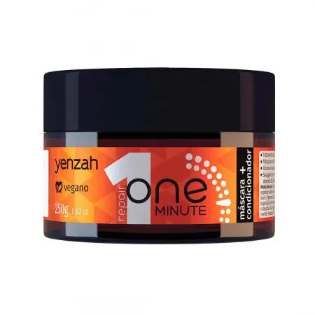 Professional Vegan Hair Treatment One Minute Conditioner + Mask 250G - Yenzah 1
