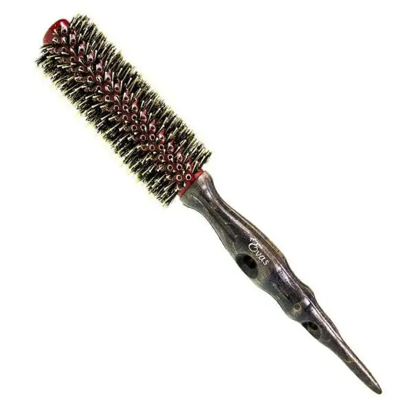 Professional Wooden Combing Natural Boar / Nylon Bristles Hair Brush W 0311 S - Evas 1