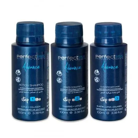 Progressive Brush Perfect Liss Advance Tourmaline Kit 3X100ml - Perfect Liss 1