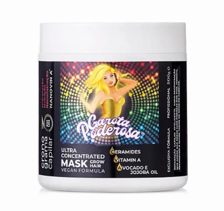 Proliss Garota Poderosa Ultra Concentrated Grow Vegan Hair Mask 500G 1