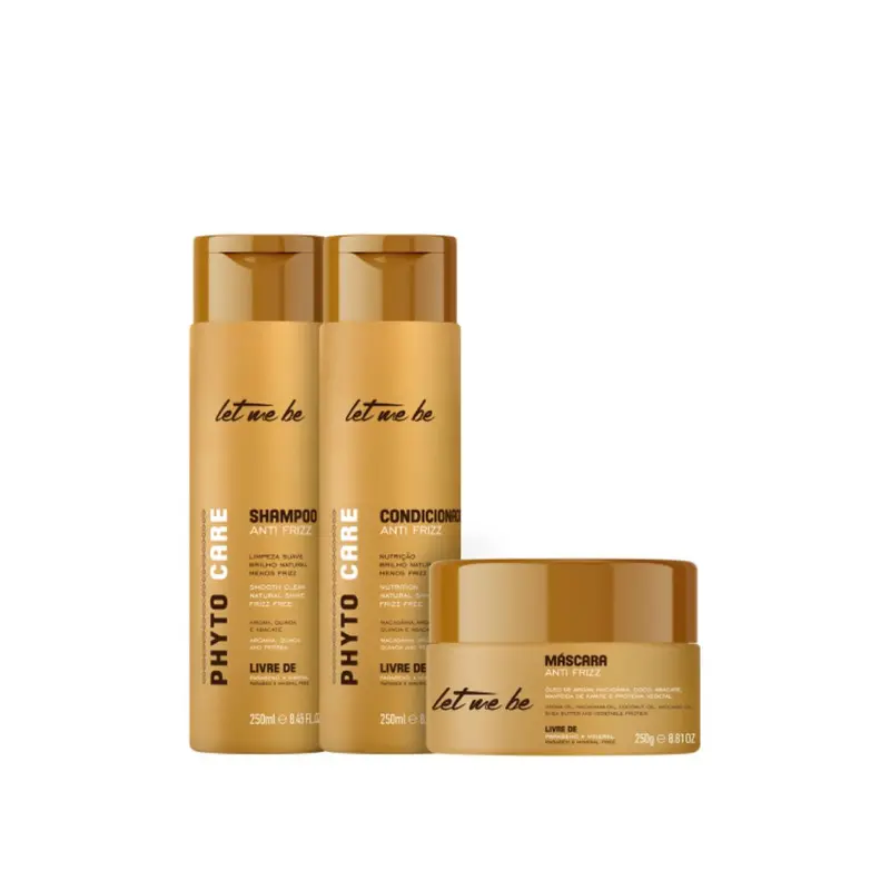 Prosalon Let Me Be Phyto Care Home Care Anti Frizz Hair Treatment Kit 3 Products 1