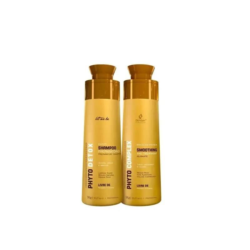 Prosalon Let Me Be Phyto Complex + Detox Shampoo Hair Treatment Kit 2X1l 1