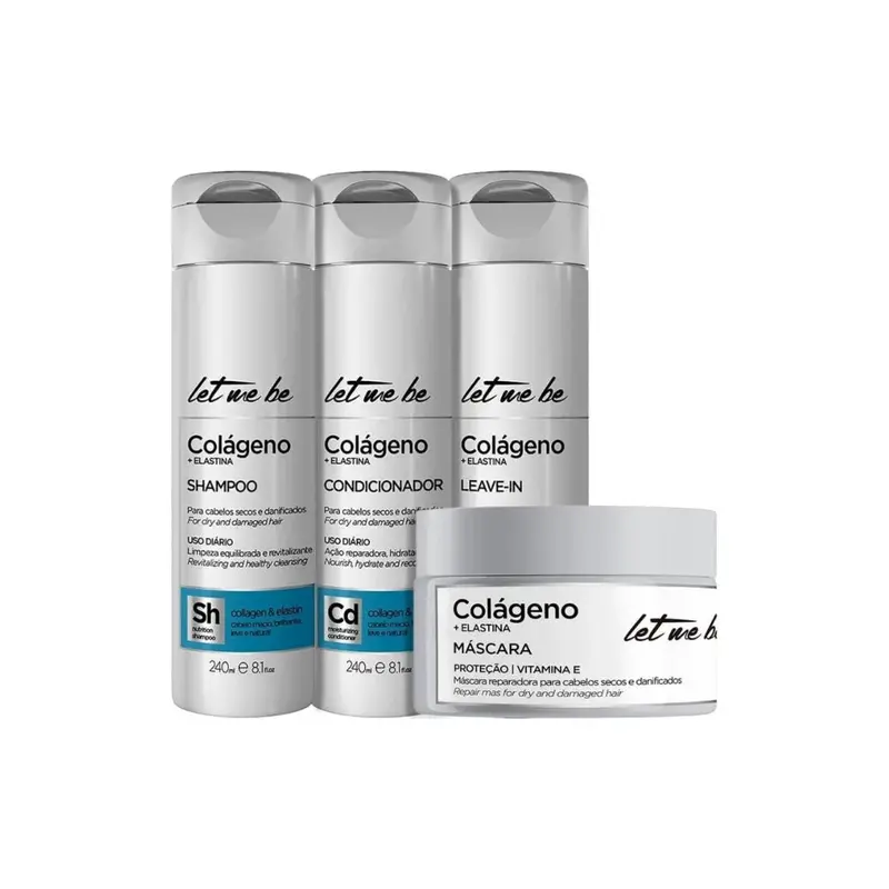 Prosalon Let Me Be Sealant Collagen Home Care Hair Treatment Maintenance Kit 1