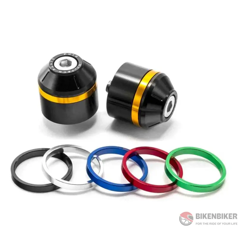 Puig 8074N Black Short Bar End (For Handlebar) 1