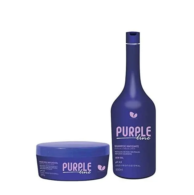 Purple Line Hair Tinting Home Care Color Maintenance Kit 2 Prod. - Manga Rosa 1