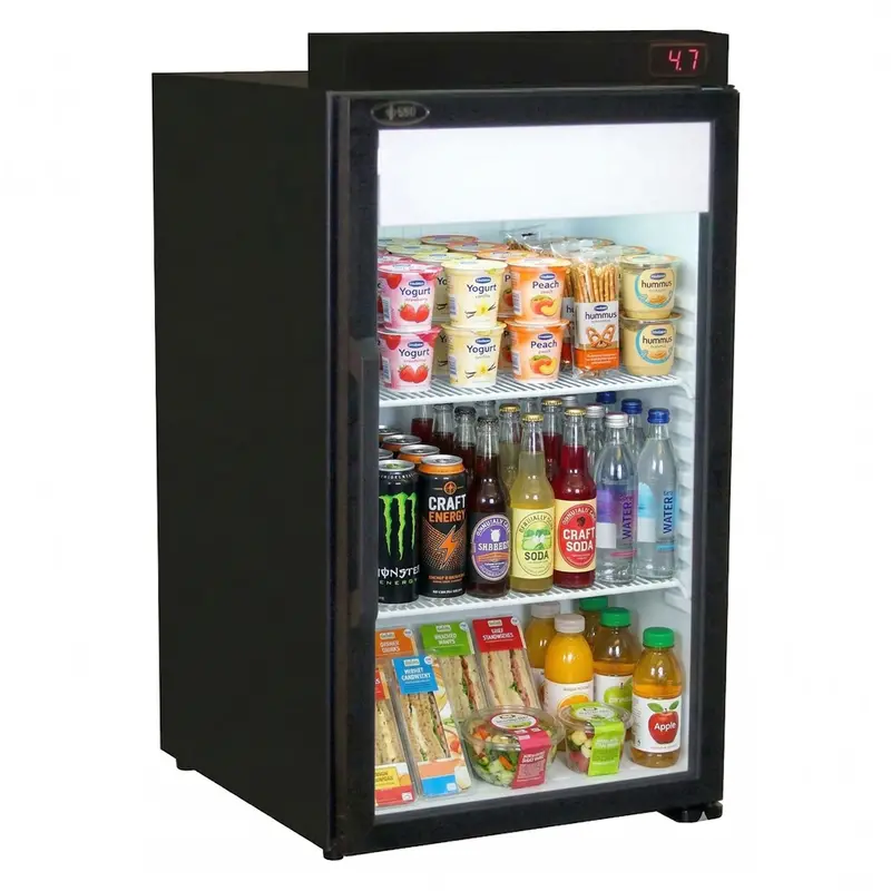 Qbd 21.3" Countertop Cooler W/ Door Open Alarm Dc7-Rx 1