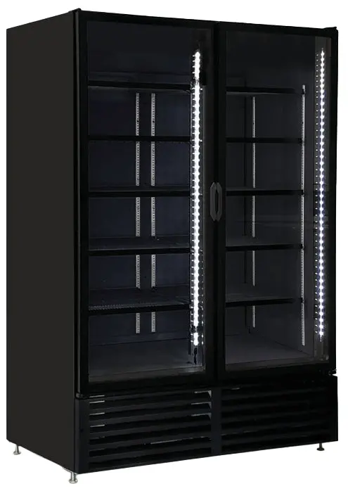 Qbd 52" Double Glass Swing Door Cooler Cd47fd-Hc 1
