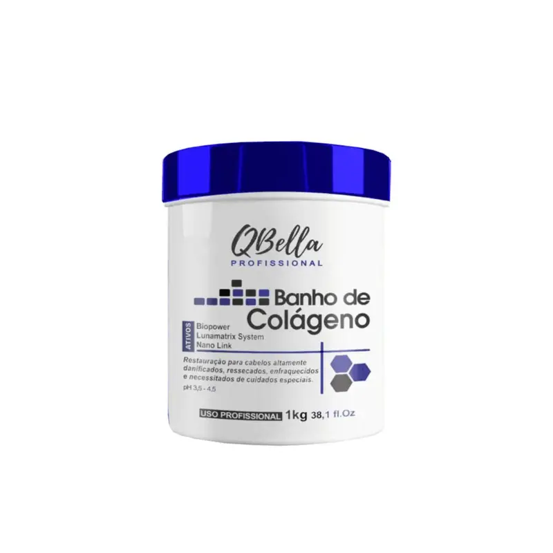 Qbella Collagen Bath Hair Restore Treatment Moisturizing Protection Mask 1Kg 1