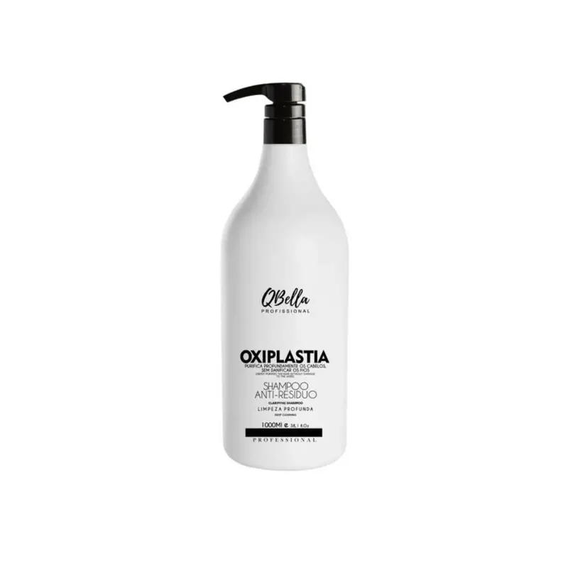 Qbella Oxiplastia Anti Residue Shampoo Deep Cleansing Hair Treatment 1L 1