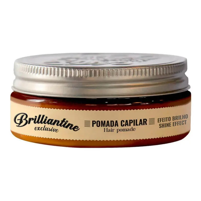 Qbs Brilliantine Hair Styling Fixing Modeling Ointment Shine Effect 130G - Qod 1