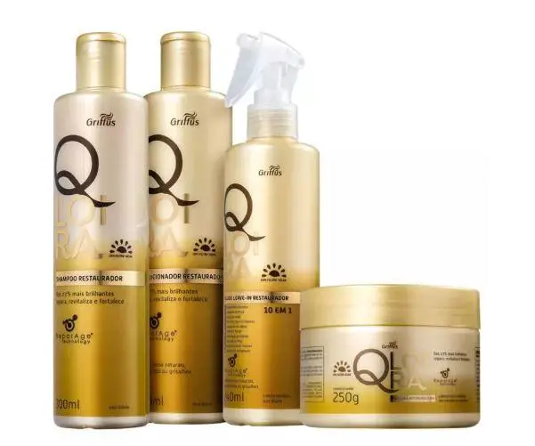 Qloira Blonde Revitalizing Sun Protection Softness Treatment Kit 4 Prod. - Griffus 1