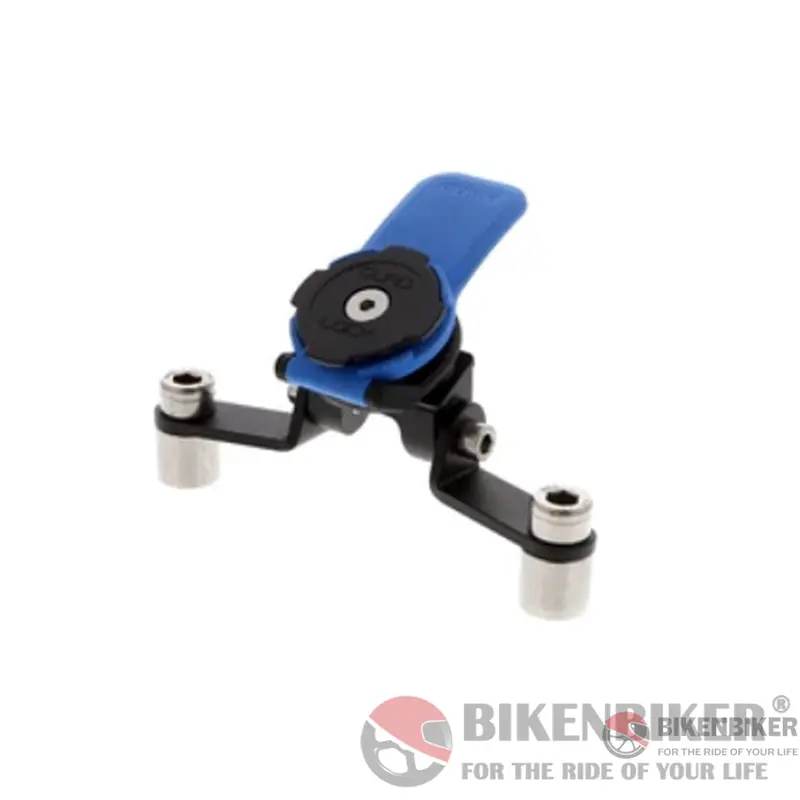 Quad Lock Compatible Handlebar Clamp Sat Nav Mount - Evotech Performance 1