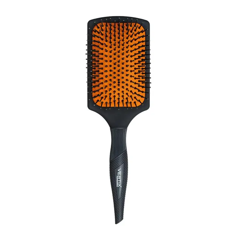 Racquet Gray Ionic Antibac Pro Detangle Hair Brush - Vertix Professional 1