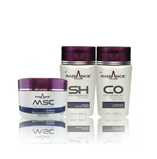 Radiance Plus Post Coloring Tinting Toning Violet Complex Kit 3 Prod. - Soller 1
