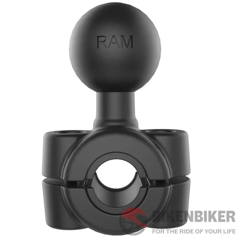 Ram Mounts Base - Torque 3/8" - 5/8" Diameter Mini Rail Base With 1" Ball 1