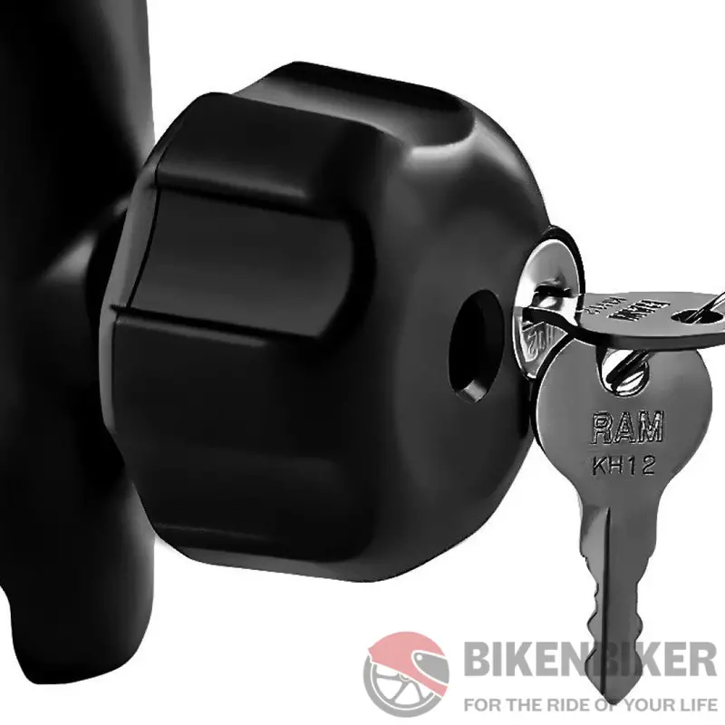 Ram Mounts Key Lock Knob With Brass Insert 1