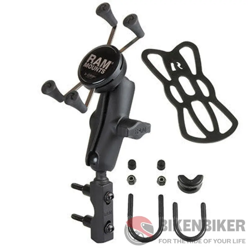 Ram® Mounts - X-Grip® Phone Mount With Motorcycle Brake/Clutch Reservoir Base 1