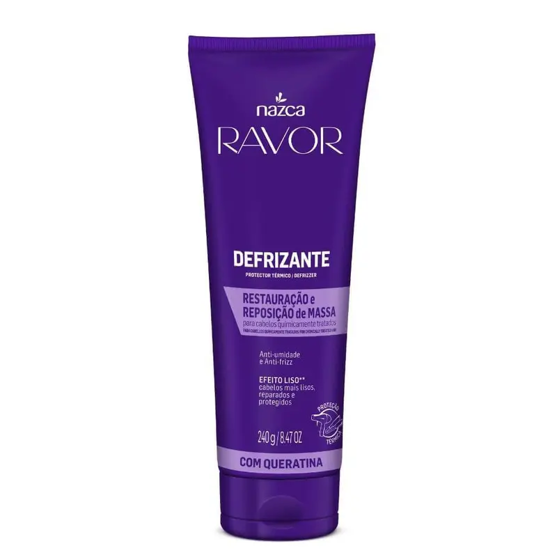 Ravor Chemically Treated Hair Defrizante Softener Restore Cream 240G - Nazca 1
