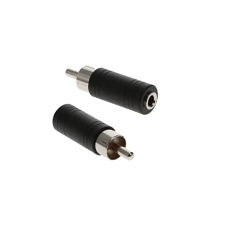 Rca Male Plug To 3.5Mm Mono Female Adapter - Pack Of 10Pcs 1