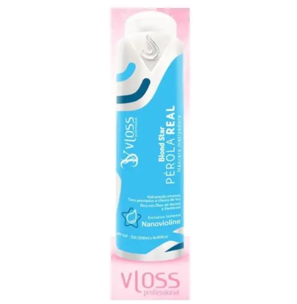 Real Toner Pearl Effect Blond Hair Tinting Color Maintenance 500Ml - Vloss 1