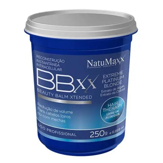 Reconstruction Beauty Balm Xtended Extreme Platinum Blonde Bbxx 250G - Natumaxx 1