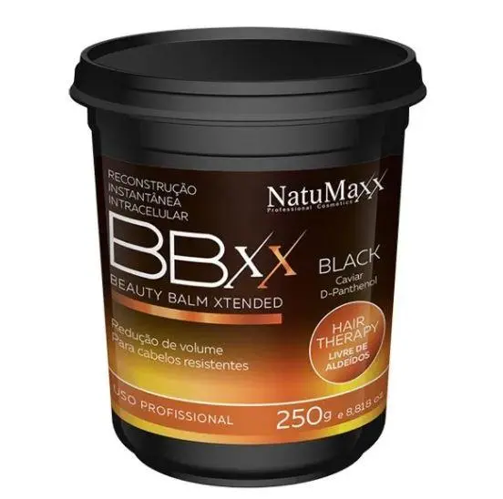 Reconstruction Beauty Xtended Black Caviar D-Panthenol Balm Bbxx 250G - Natumaxx 1