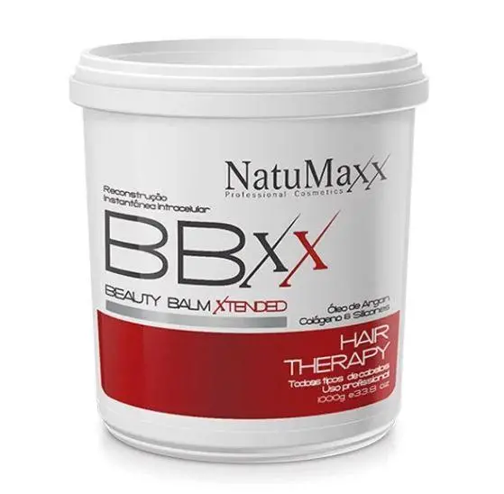 Reconstruction Therapy Beauty Balm Xtended Red Hair Smooth Bbxx 1Kg - Natumaxx 1