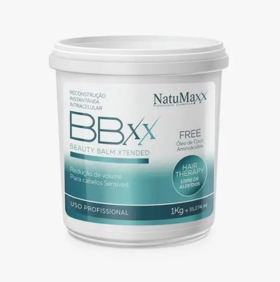 Reconstruction Therapy Coconut Beauty Balm Xtended Free Bbxx 1Kg - Natumaxx 1