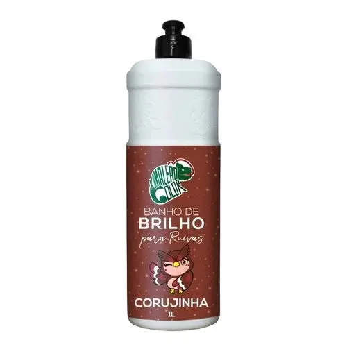 Red Hair Corujinha Brightness Bath Shine Silkiness Treatment 1L - Kamaleão Color 1