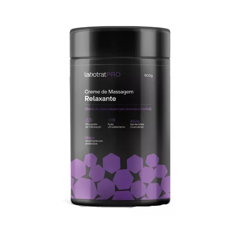 Relaxing Massage Cream Blend Of Oils Hydration Skin Care 900G Labotrat 1