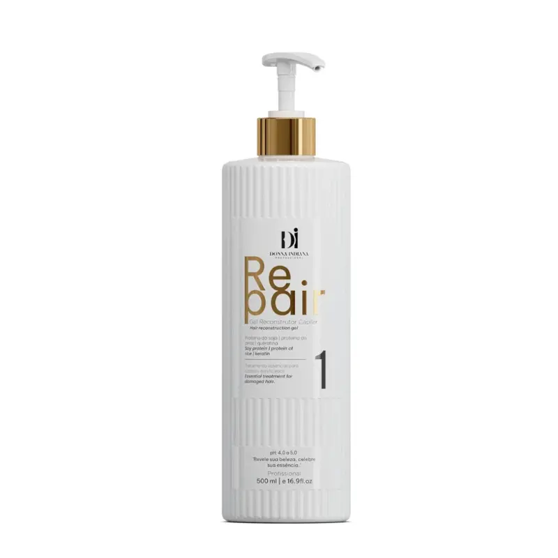 Repair Hair Reconstruction Gel Step 1 Volume Reducer 500Ml Donna Indiana 1